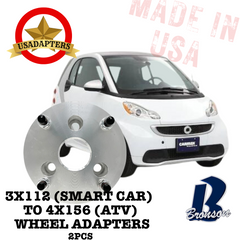 3112 Wheel Adapters &amp; Spacers 3 Lug Billet