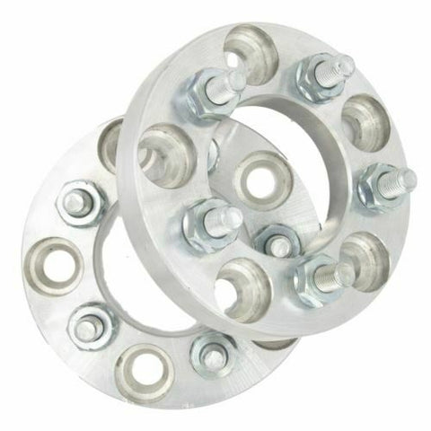 5x4 to 5x100 USA Made Billet Wheel Adapters 1.25" Thick 12x1.5 Studs 66 Bore x 2