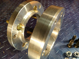4x156 to 5x5.5 / 5x139.7 Wheel Adapters 12x1.5 stud 2 in thick 131mm bore x 2